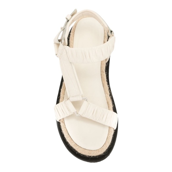 3.1 PHILLIP LIM Noa White Espadrille Platform Strappy Sandal Size EU 41 US 10 - Picture 8 of 8